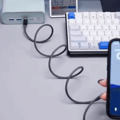 TechTap™ – สายชาร์ทไม่พันกัน เปลี่ยนหัวได้ ใช้ได้กับมือถือทุกยี่ห้อ ทุกรุ่น